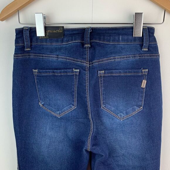 NWT 1822 Denim Women’s Blue high rise ankle skinny jeans pants size 26 New - Picture 4 of 9